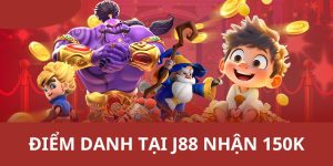 Điểm Danh Tại J88 Nhận 150K - Ưu Đãi Hấp Dẫn Tại Nhà Cái
