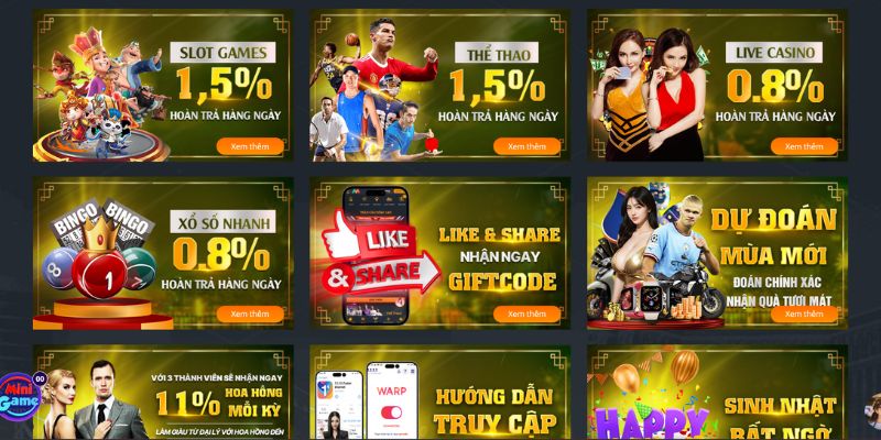 Tổng hợp các chương trình khuyến mãi j88 độc quyền